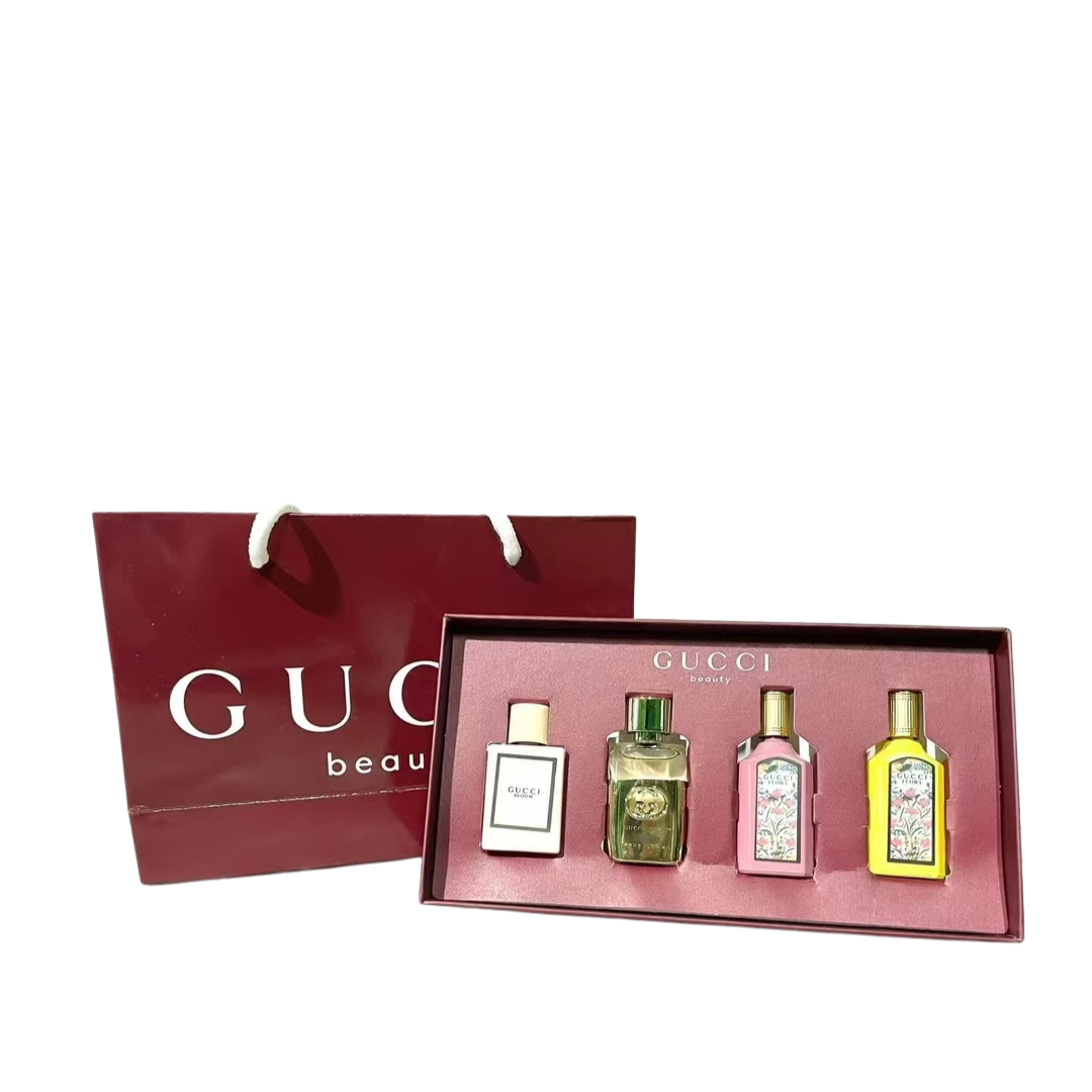 1 Gucci Dreamy Perfume Sample Set 5ml 4-piece set red box classic version Dreamy Gardenia Dreamy Orchid Gold Guilty Pink Floral Women's - Image 1