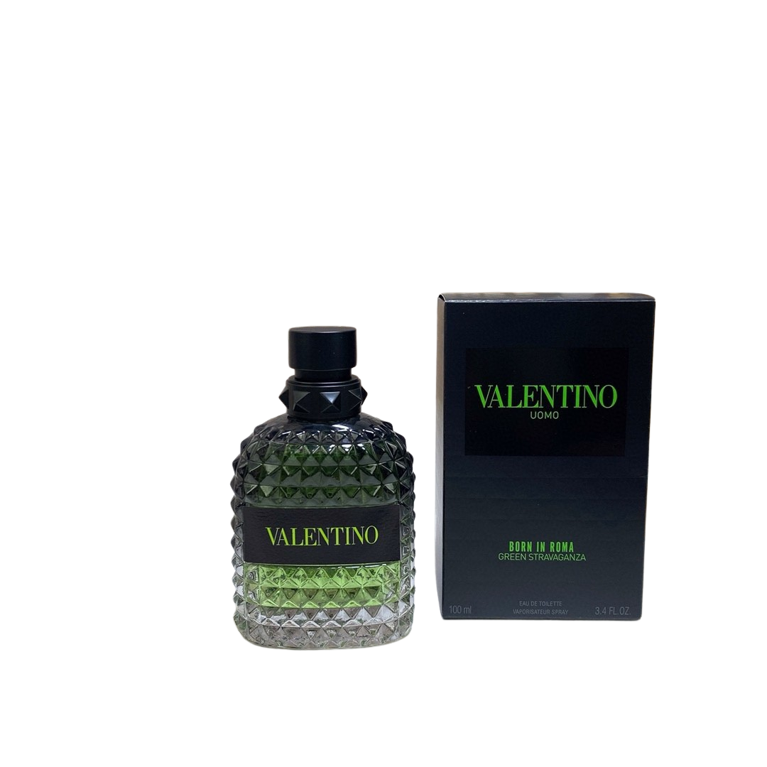 1 Valentino Uomo Born in Roma Green Stravaganza 50ml 100ml Men's perfume - Image 1