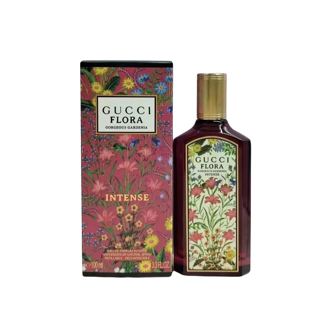 3 Gucci Flora Gorgeous Orchid Gorgeous Orchid Intense Gorgeous Magnolia Gorgeous Jasmine Gorgeous Gardenia Intense Gorgeous Gardenia Women's perfume 100ml - Image 1